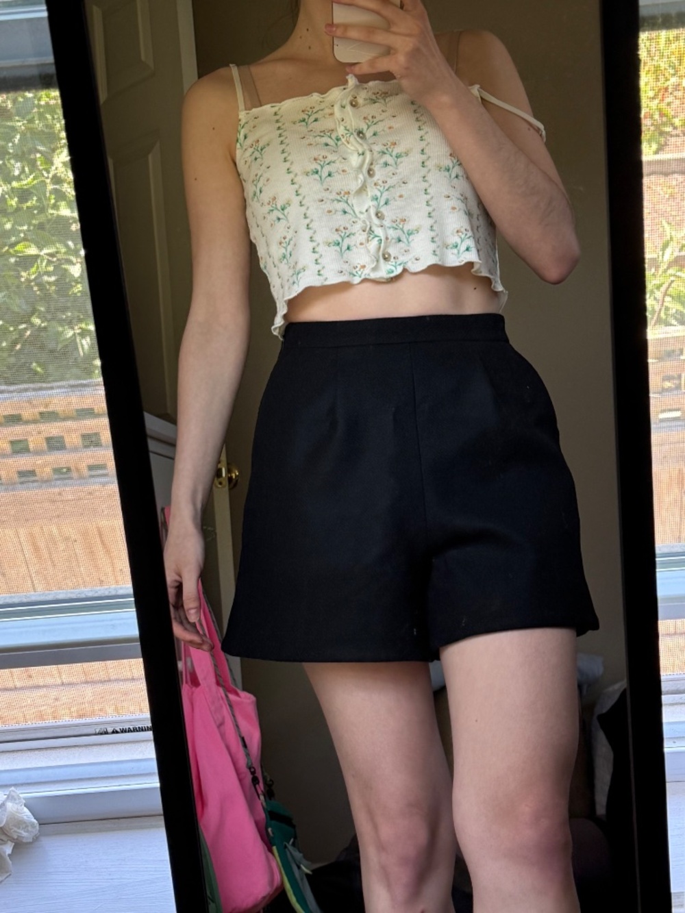 NWT Sezane Black Wool Shorts Ismael - SIZE 2 - Picture 2 of 6